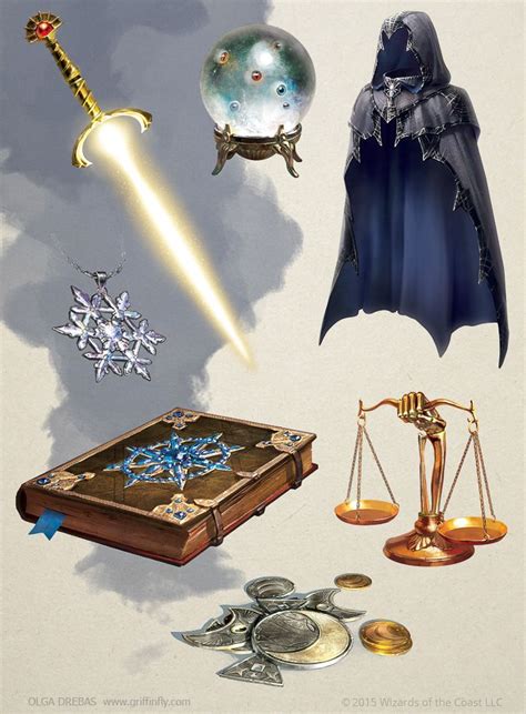 Magical artifact missions rpg